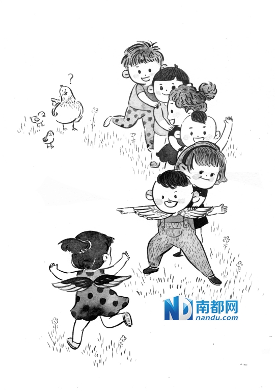 丢手绢,老鹰抓小鸡,丢沙包,123木头人……不少年轻的爸爸妈妈小