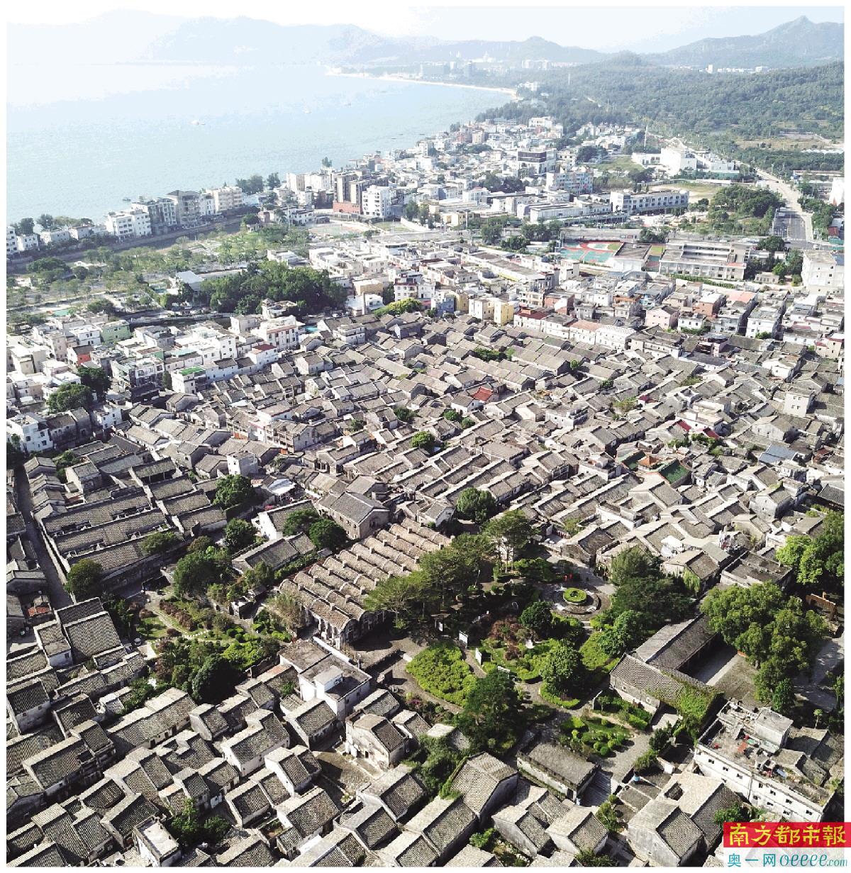 1. 大鹏古城鸟瞰。