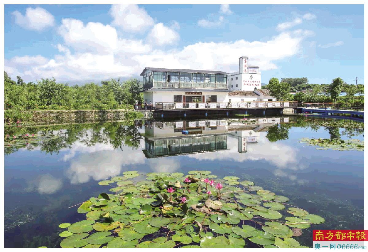 博罗湖镇新作塘村月亮湖。 南都记者 黄海林 通讯员 余剑辉 摄