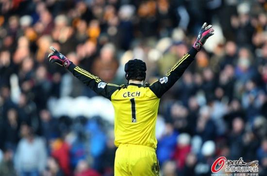 蓝军之神创伟大纪录 切赫209场零封刷新历史